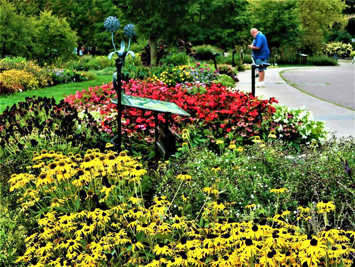 The Cornell Botanic Gardens include 25 acres of flowers and an Arboretum. Photo by Victor Block