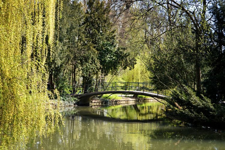 Bridge in Maksimir Park