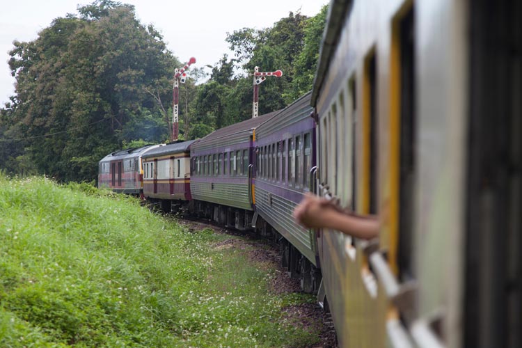 Bangkok sleeper train.