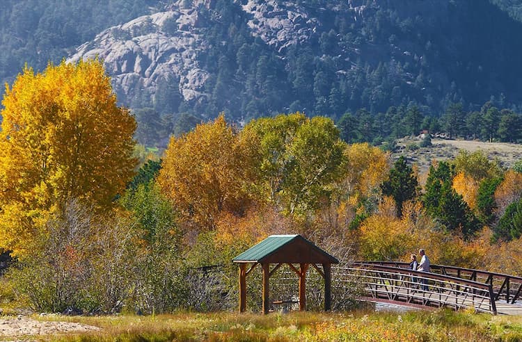 Bridge in Estes Park. Photo by Darrell Spangler, Courtesy of Estes Park Tourism Office