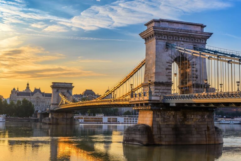 The Chain Bridge is just one of many captivating sights in Budapest. Image by Noppasin Wongchum from Getty Images Pro via Canva