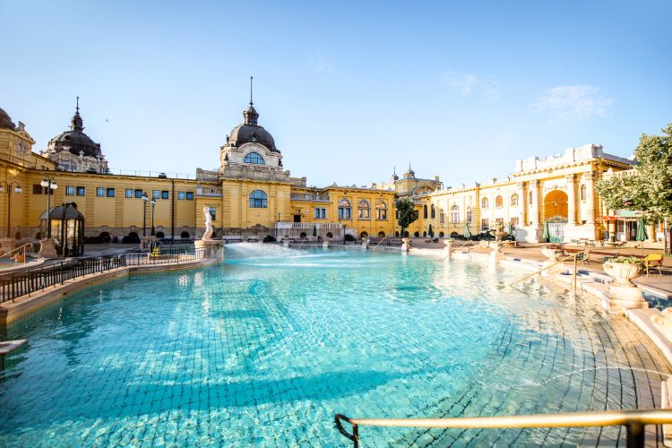 The famous Szechenyi Thermal Baths
