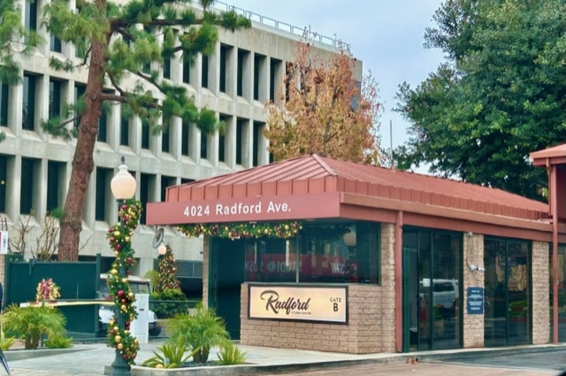 Radford’s studio entrance in Studio City California