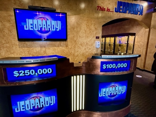 Jeopardy podium