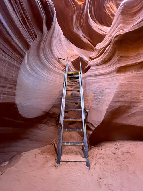 Ladder in Lower Antelope Canyon