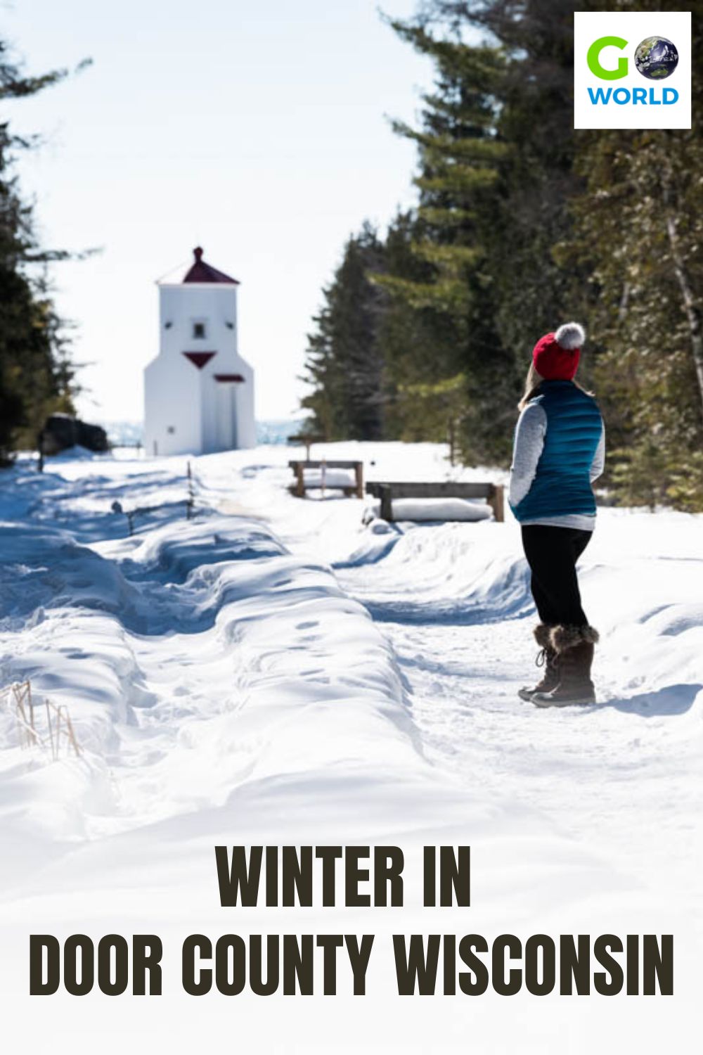 Winter in Door County, Wisconsin is a wonderland made for embracing nature and experiencing Scandinavian culture and warming food and drink. #doorcountywisconsin #wisconsinwinter