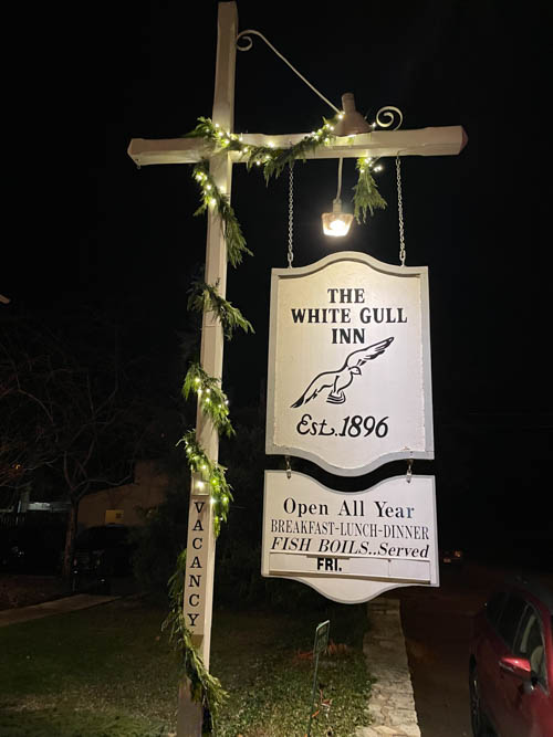 White Gull Inn sign