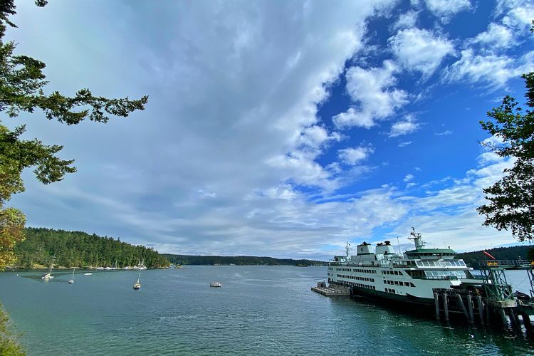 passenger ferry in the San Juan Islands