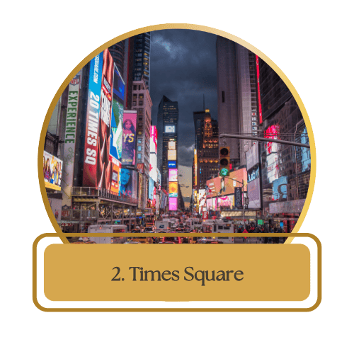 Times Square. Photo by Canva