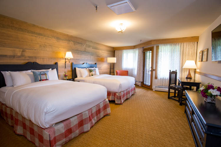 Superior Queen room, courtesy of the Trapp Family Lodge