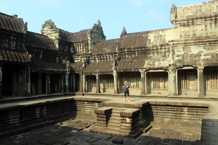 Angkor Wat shortly after sunrise