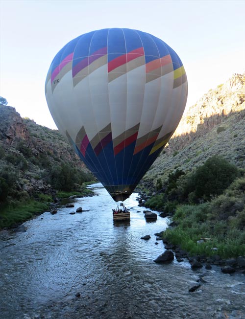 Balloon rafting or dip and drip