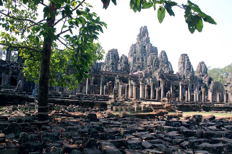 Shade at Bayon Temple