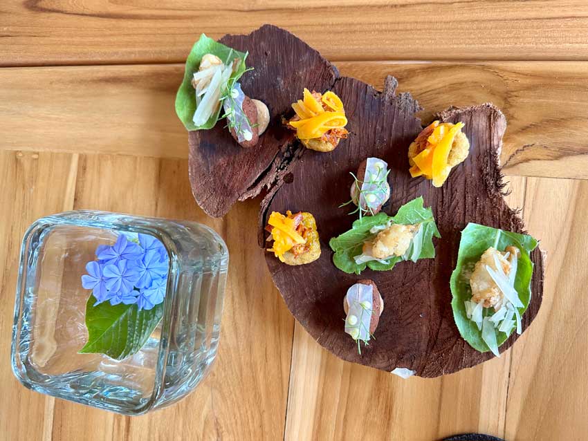 The food is almost too pretty to eat. Photo by Janna Graber