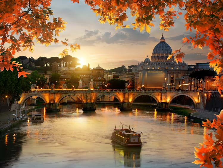 Autumn cruise in Rome