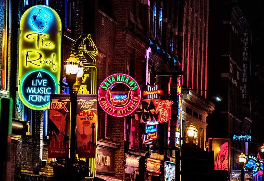 Music Row is a top attraction in Nashville. Photo by iStock