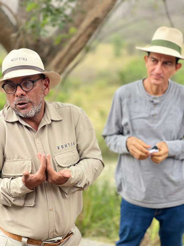 Ruly Mescal, left, spent more than 30 years as a naturalist in the Galapagos.