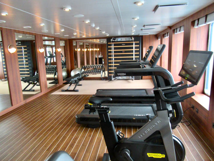 Antarctica Cruise Fitness center with ocean views