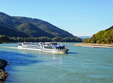 Grand Circle Tours's M/S River Adagio sailing across the Danube River. Photo Courtesy of Grand Circle Tours