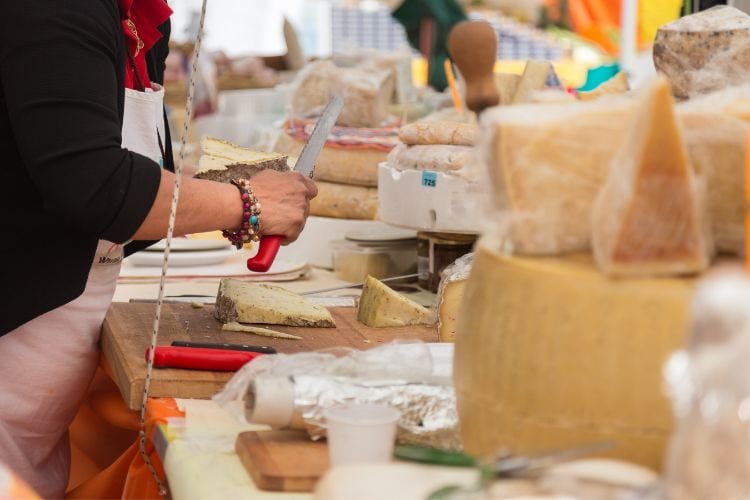 Frankfurt Cheeese stall. Image from Canva