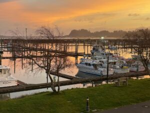 Ilwaco harbor. Photo by Debbie Stone