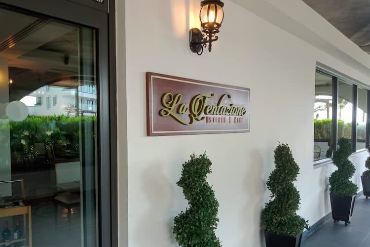 La Tentazione is one of the resort's restaurants. Photo by Sandy Page
