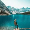 Moraine Lake, Canada, Pinterest. Photo by Redd F, Unsplash