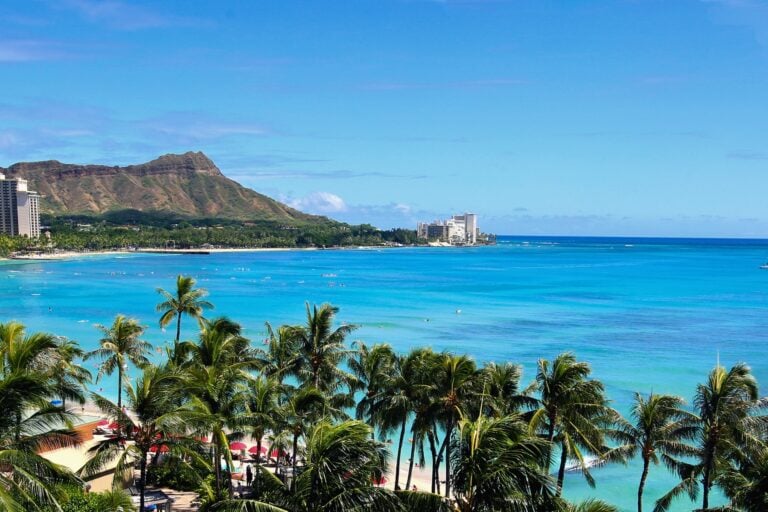 View of Diamond Head volcano in Honolulu, Hawaii. Photo by TriggerPhoto from Getty Images Signature via Canva