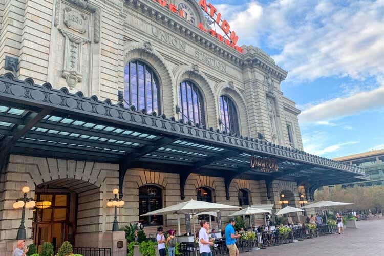 Dining at Union Station in Denver. Photo by Janna Graber