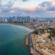 Shoreline in Tel Aviv Israel