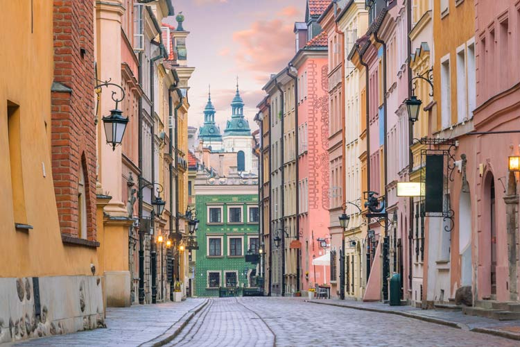 Streets of Warsaw, Poland