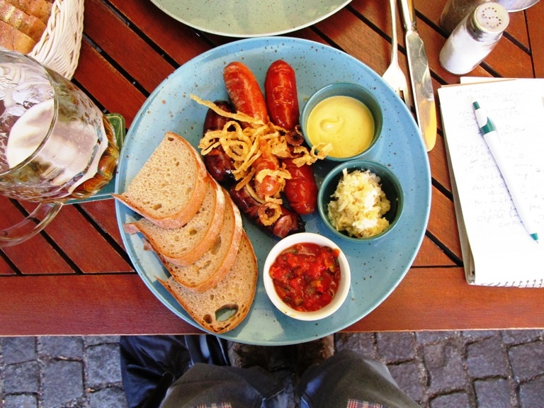 A typical scrumptious dish on Grand Circle’s Danube River Cruise. Photo by Fyllis Hockman
