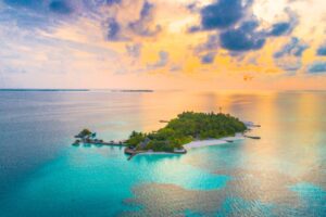 Discover the most beautiful islands in the world. Image by Asad Photo Maldives from Pexels via Canva