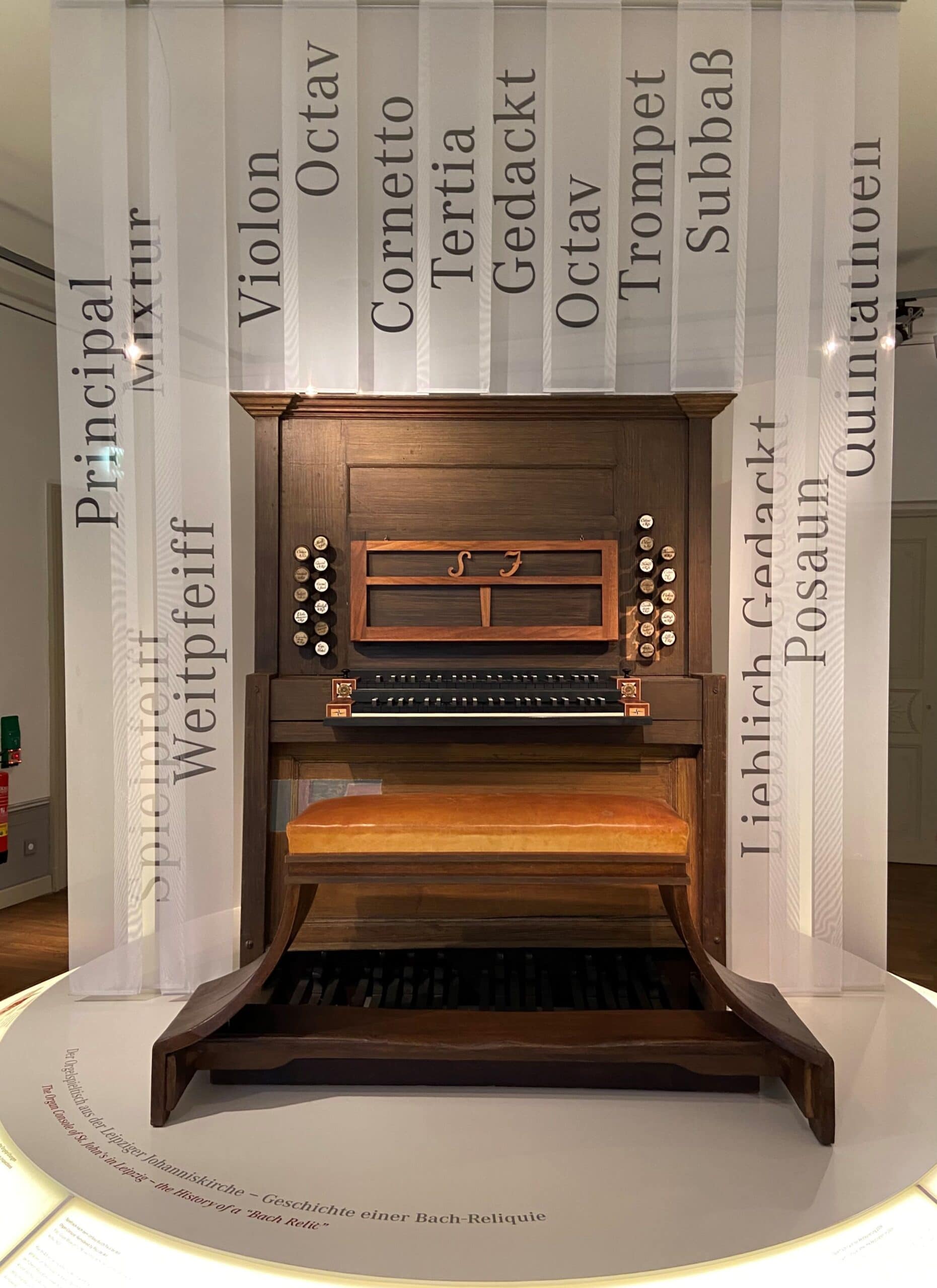 Leipzig, foto organ Jerman di Museum Bach
