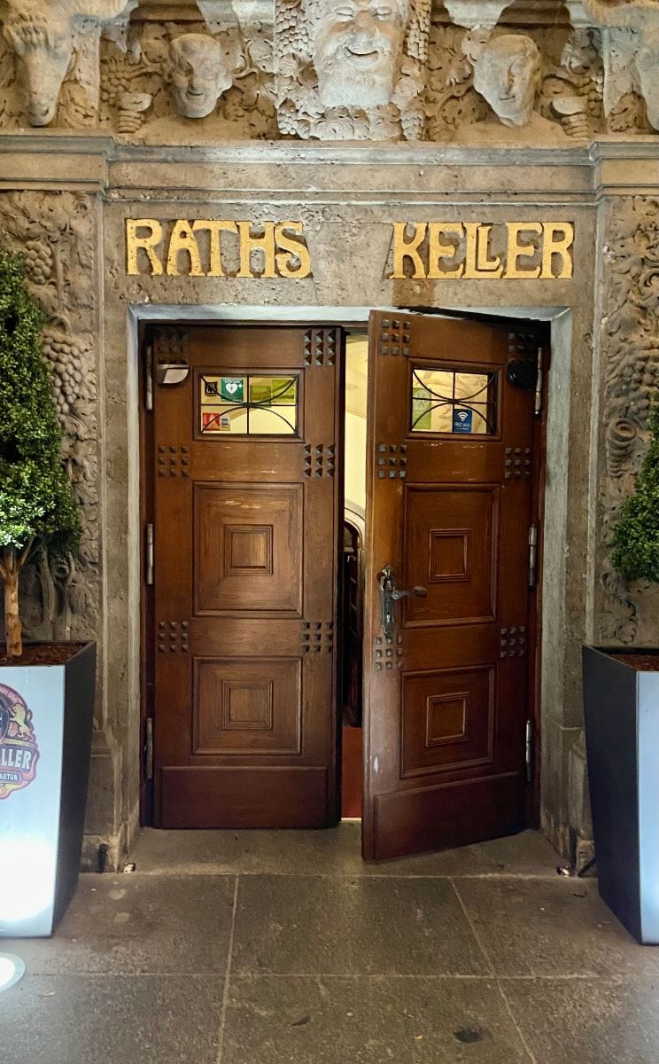 Leipzig Germany, Entrance to Rathskeller