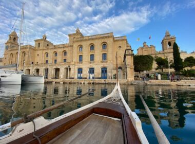 On a boat in Malta. Photo by Tom Hall