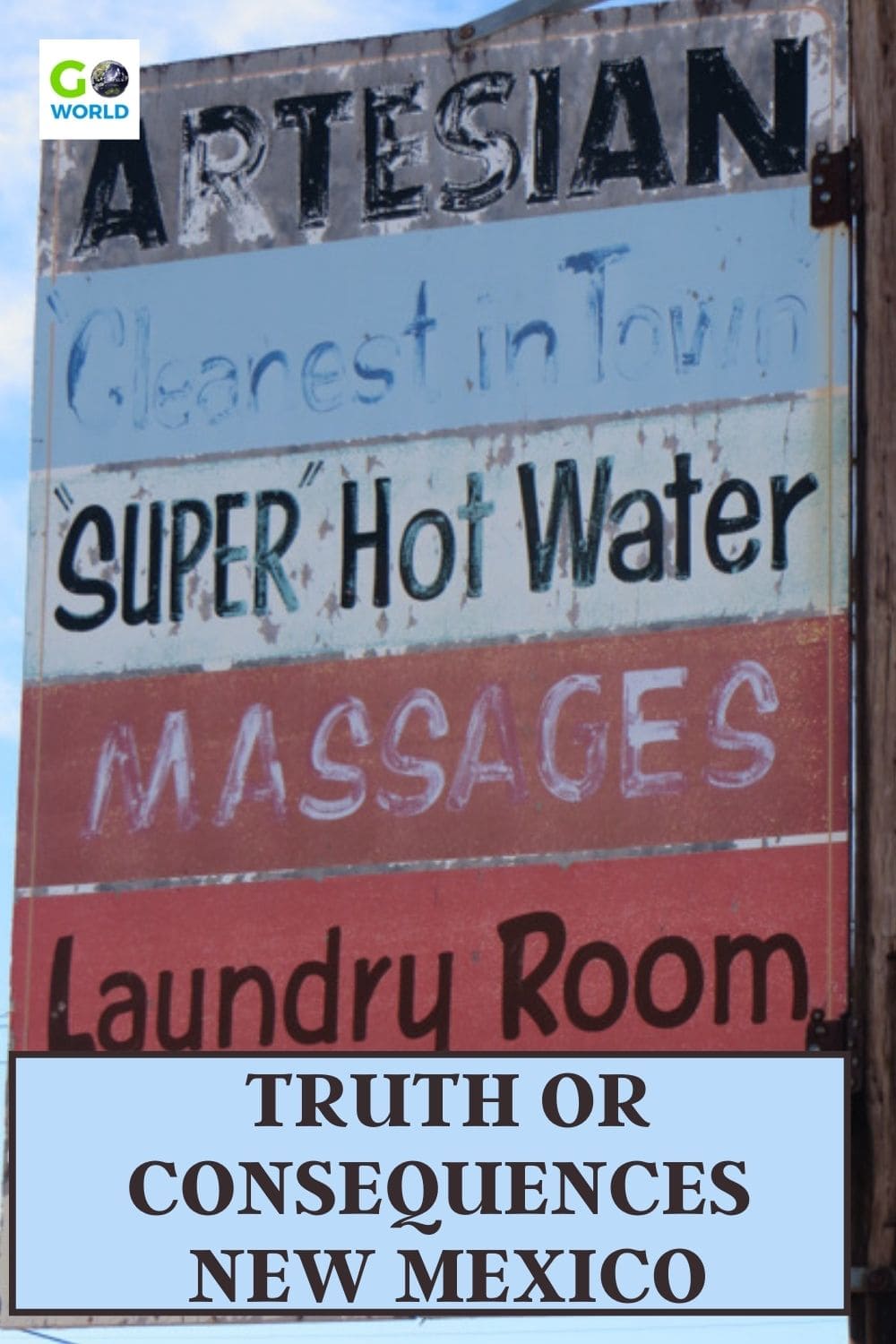 The town of Truth or Consequences, New Mexico was renamed after the famous game show but its historic hot springs are its real claim to fame. #newmexico