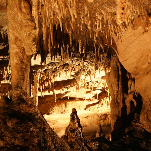 Stalactites and stalagmites