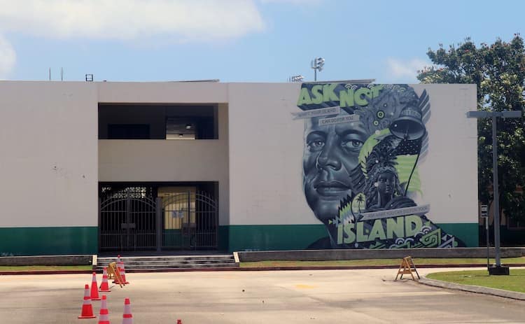 Ask Not What Your Island Can Do for You, John F Kennedy High School by Tristan Eaton. Photo by Joyce McClure