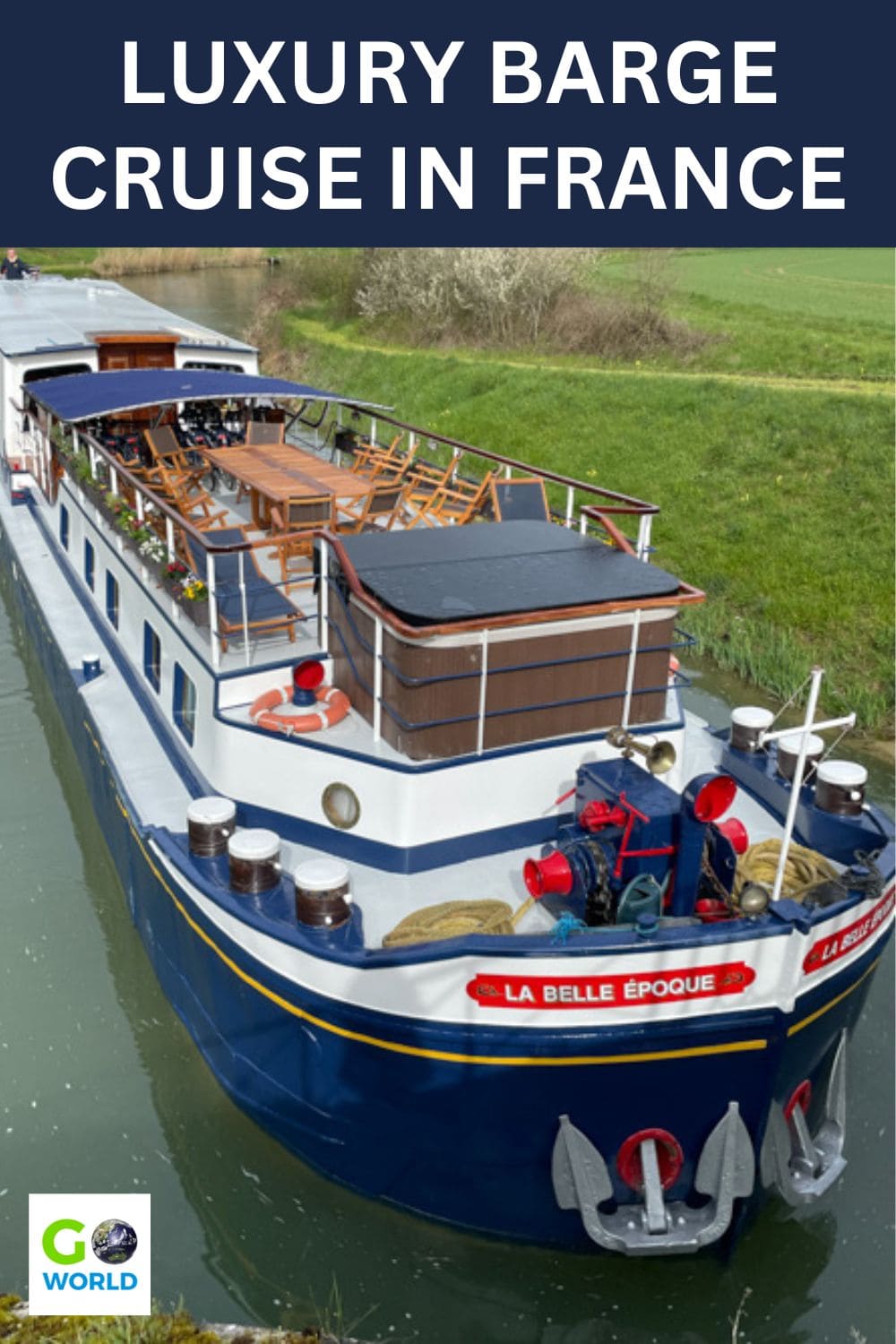 An immersive barge cruise in France takes you along Burgundy's canals while providing luxury service, gourmet dining and stunning scenery. #France #canalbargecruise