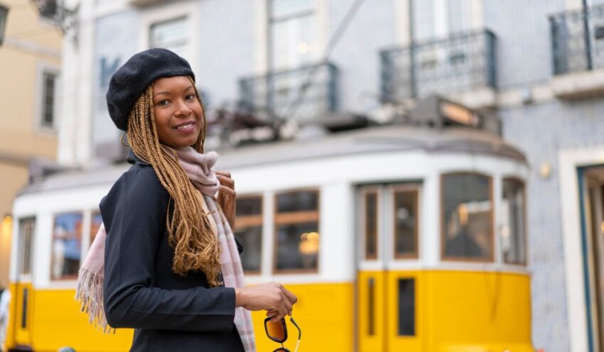 Woman working in Lisbon. Photo by Canva