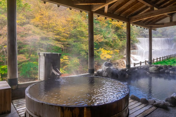 hot springs in Japan