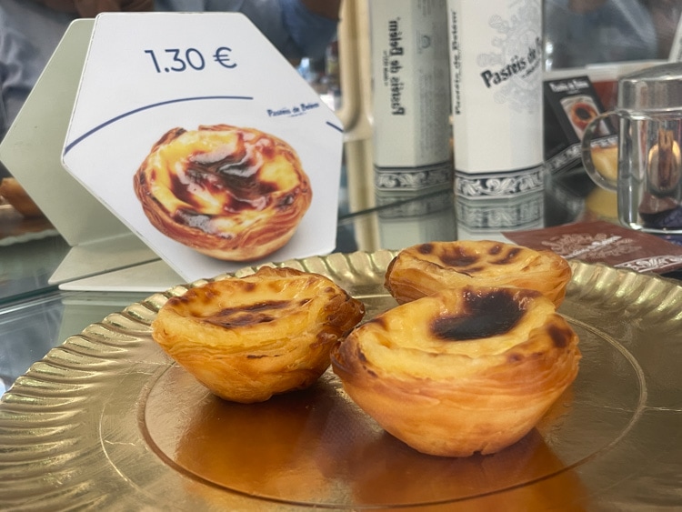 Famous pastries in Portugal