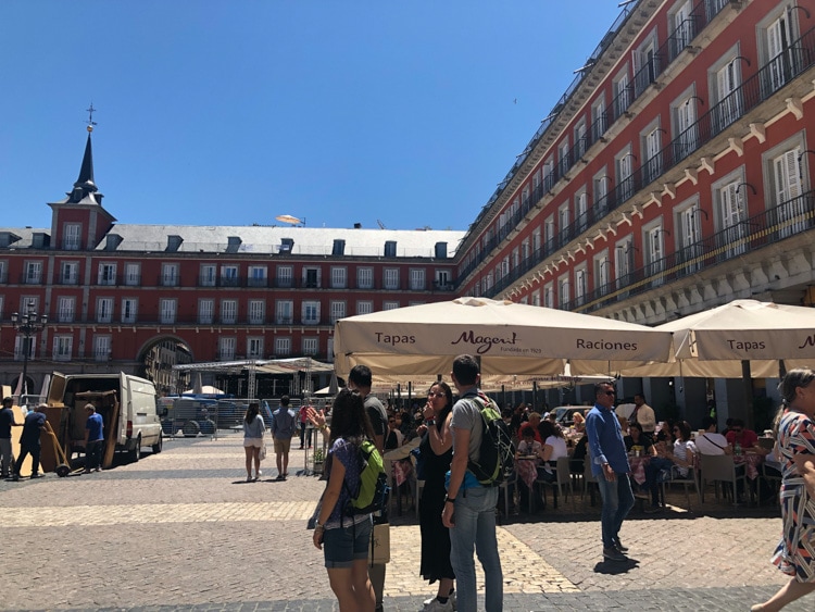 The magnificent Plaza Mayor.
