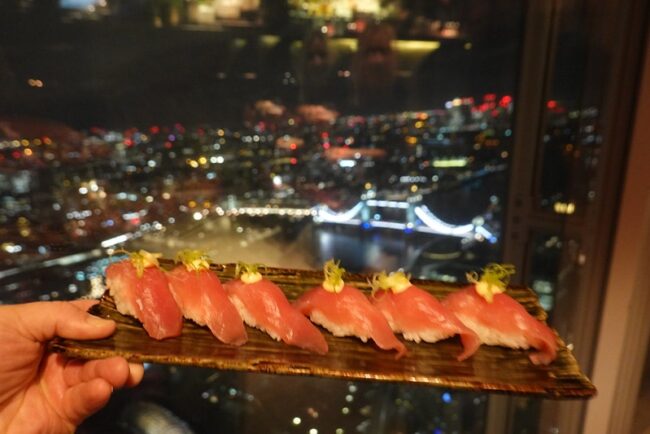 Sushi with a view