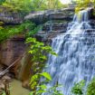 Brandywine Falls in Cuyahoga Valley National Park. Photo by fdastudillo from Getty Images Signature via Canva
