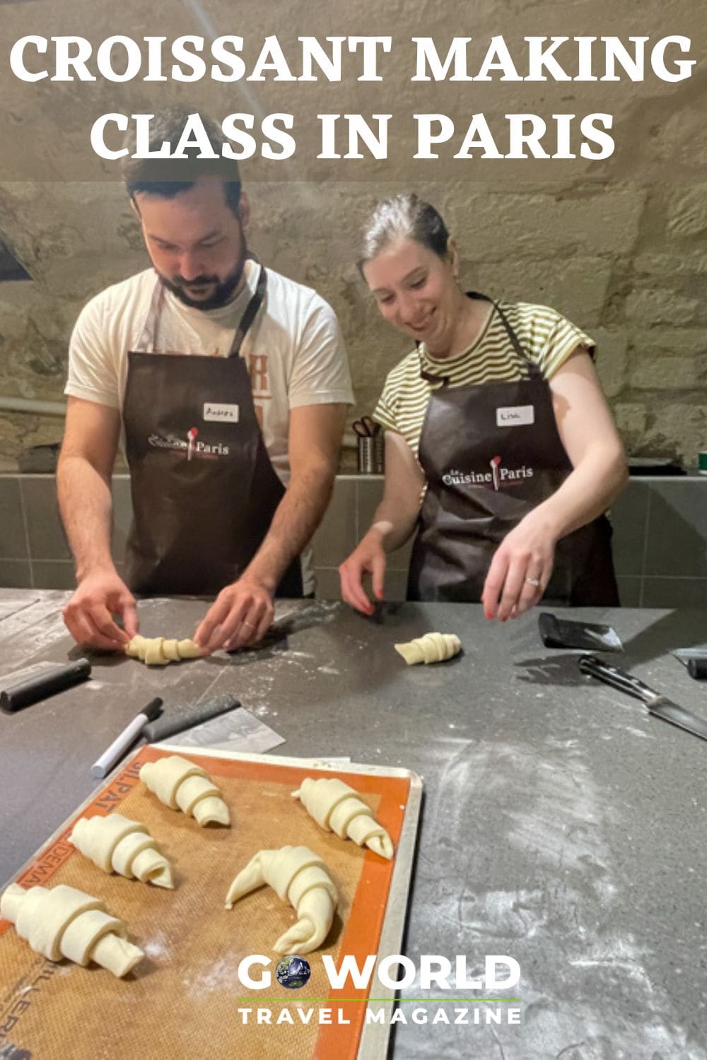 Learn how to make some of France's most iconic and delicous baked treats with a croissant making class in Paris. #Paris #Pariscookingclass