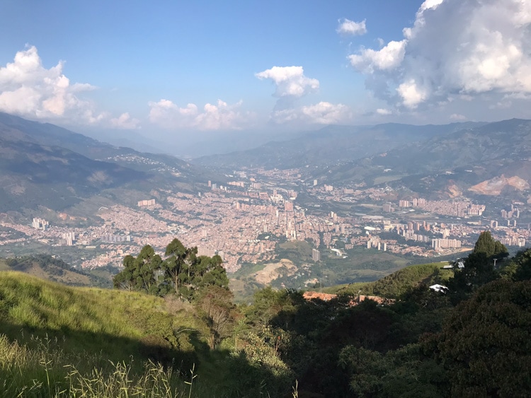 Overlooking Medellin