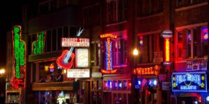 Downtown Nashville at Night