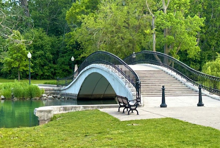 The bridges of Elizabeth Park